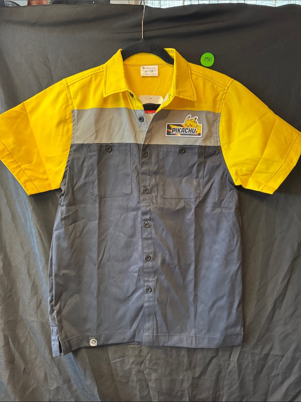 Pokémon Short-Sleeve Shirt in Yellow and Gray